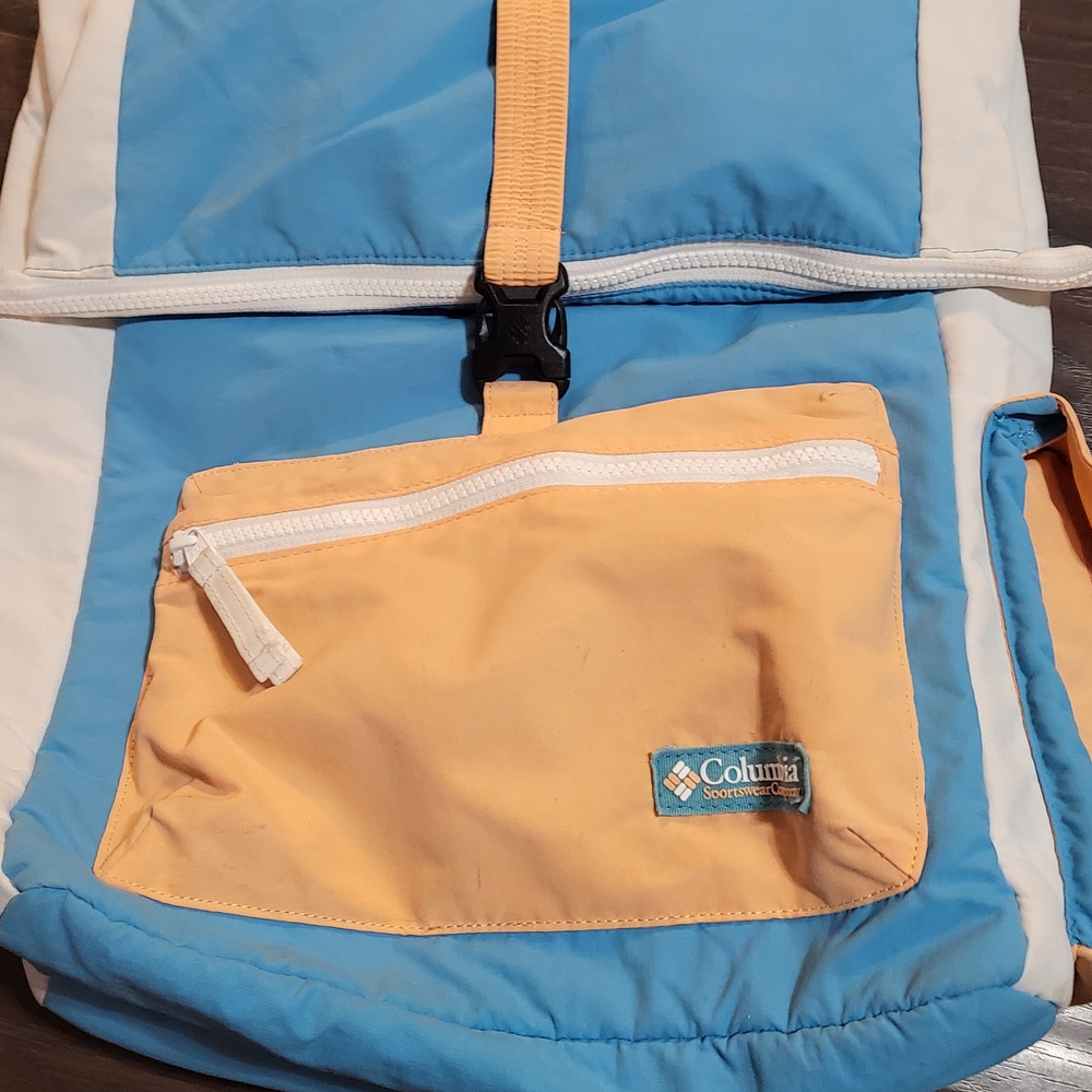 Columbia Blue and Orange Backpack - Picture 2 of 4